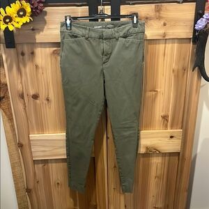 Old Navy Women's Olive High-Rise Pixie Skinny Pants